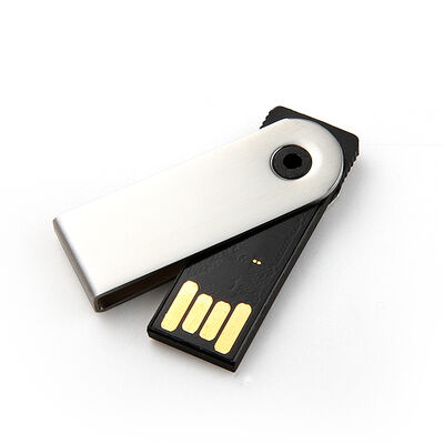 USB 2.0 And USB 3.0 Metal USB Flash Drive Mini Style Pattern Battery Lightweight Durable Portable Storage Rotatable Usb Flash Drive