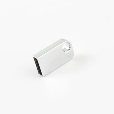 Mini Usb Flash Drive With Hole Can Put Key Chain Metal Usb Flash Drive Can Customized Laser Logo