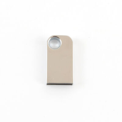 Mini Usb Flash Drive With Hole Can Put Key Chain Metal Usb Flash Drive Can Customized Laser Logo