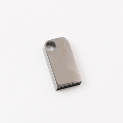 Mini Usb Flash Drive With Hole Can Put Key Chain Metal Usb Flash Drive Can Customized Laser Logo