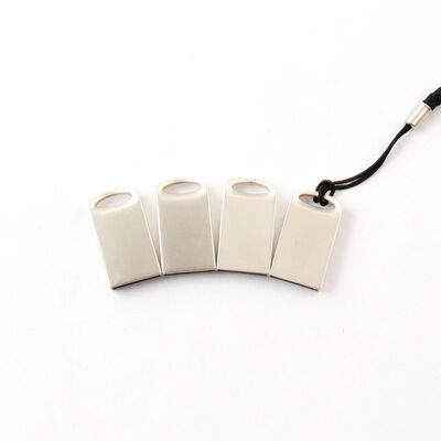 Metal Usb With Keyring Metal Usb Flash Drive Laser Logo Follow Customized Design