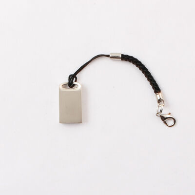 Metal Usb With Keyring Metal Usb Flash Drive Laser Logo Follow Customized Design