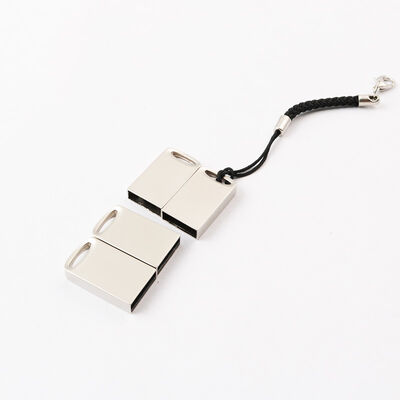 Metal Usb With Keyring Metal Usb Flash Drive Laser Logo Follow Customized Design