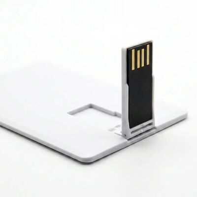 Writing Speed 2.0 8-15mbs credit card usb flash drive with logo OEM support durable construction and easy to carry design