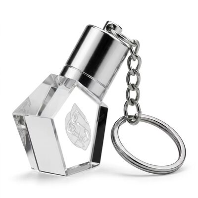 In The Shape Of A Bottle Crystal Usb Flash Drive 3.0 Fast Transfer Speed Durable Design Crystal Can Engraving Logo