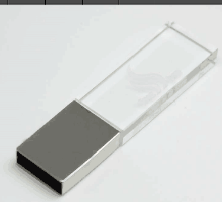 Acrylic USB Stick Offering Up To 5 Gbps Data Transfer Speed Customized Package Ensures Quick Data Access Engraving Logo On Acrylic Part