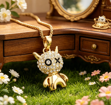 Cat-shaped Necklace USB Stick Customized Logo And Memory Very Good For Holiday Gift