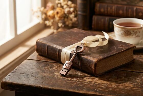 Retro style Key usb flash drive offering Speed 10MBs suitable for portable digital storage and data management