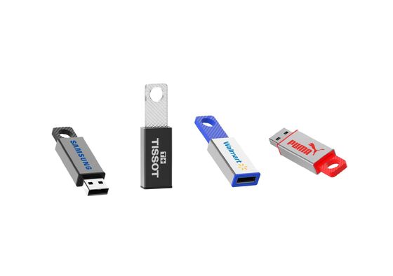 Metal Case and Temperate Glass Metal Flash Drives Offering Data Storage in Capacities 1GB 2GB 4GB 8GB 16GB 32GB 64GB and 128GB