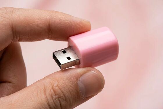 Lipstick shape plastic 128GB Encryption Lightweight and Durable Flash Drive Suitable for Lady Gift