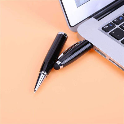 2 In One Writing Pen USB Flash Drive 64GB 128GB Waterproof UDP 15MB/S Inside Ink Color Have Black And Blue