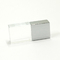 ODM Small Crystal USB Stick 2.0 8GB 16GB Engrave Logo With LED Light