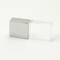 ODM Small Crystal USB Stick 2.0 8GB 16GB Engrave Logo With LED Light