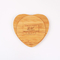 Heart Shape Bamboo Wireless Charging Pad Fast Charging 10W 15W For Phone