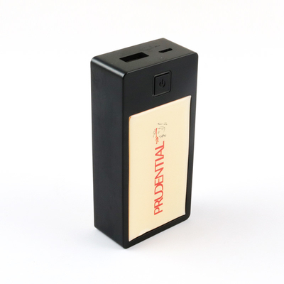 Plastic Gift Portable Power Bank Advertising Style 5200MAH With 3 In 1 Cable