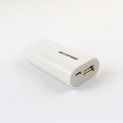 High Level Full Battery Plastic Power Bank 2400mah 3000mah 18650 Li Ion
