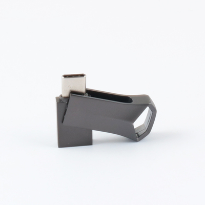 Metal Gun Black Matt Twist USB Flash Drive TYPE C Fast Speed 64GB 128GB 256GB