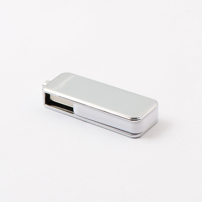 One Side Doming Logo 3.0 2.0 Twist USB Drive Metal 360 Degree