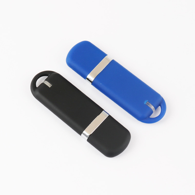 CMYK Logo Fast Speed Plastic USB Stick Made With / Without Rubber Oil Body