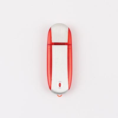 Plastic PCBA 2.0 / 3.0 Aluminum USB Flash Drive Transparent Inside Body