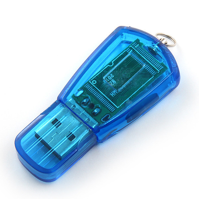 Aluminum And Transparent Plastic USB Flash Drive 128GB 256GB USB 2.0 And USB 3.0