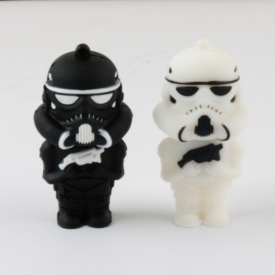 Cartoon Shaped Custom USB Flash Drives 3D 2.0 3.0 512GB 1TB 2TB PVC Open Mold
