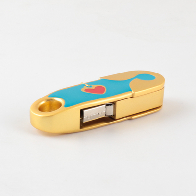 Heart LOGO 3.0 Usb Flash Drive , 512GB 1TB Promotional Usb Memory Sticks 100MBS