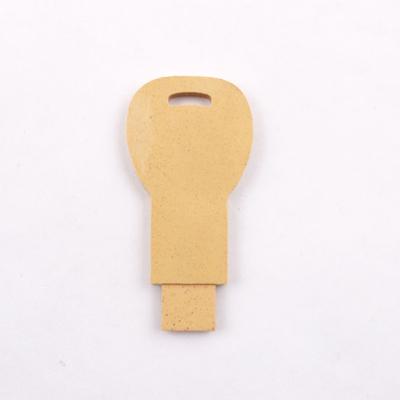 15MB/S 32GB 128GB Recyclables Straw Material Usb Flash Drive 2.0 Fast