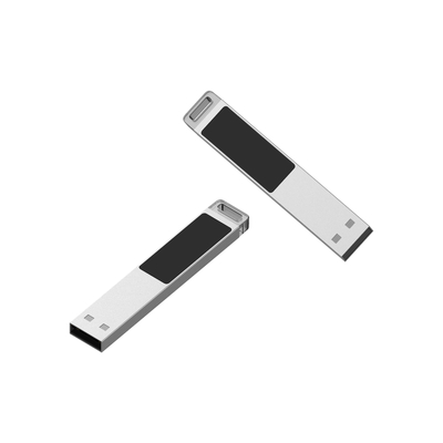 Customized Metal Plastic Flash Drive with Logo Upload for Data Storage