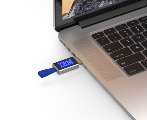 Metal Usb Memory Stick 2.0 Engraving Logo With LED Light When Reading At Computer