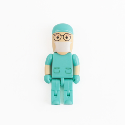 Doctor Nurse Shape Plastic USB Stick Flash Drive USB 2.0 or USB 3.0