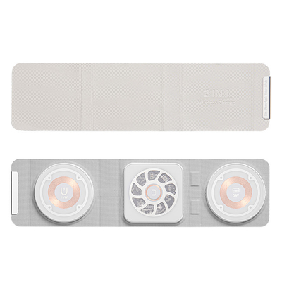 3 In 1 Magnetic Fast Wireless Charger Foldable Portable 15W 10W 7.5W 5W