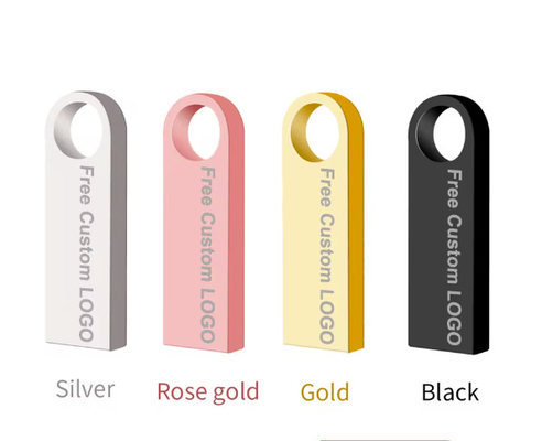 ROHS certificate Metal USB Flash Drive 2.0 64GB Flash Chips UDP