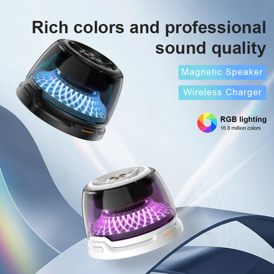 5V/2.1A Input Fast Charge Wireless Charging Pad With Led Lamp / Speaker