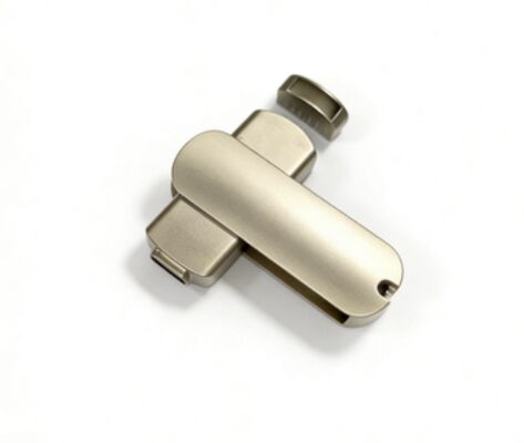 Silver Matt body USB A and Type c together with memory fast and can customized made logo