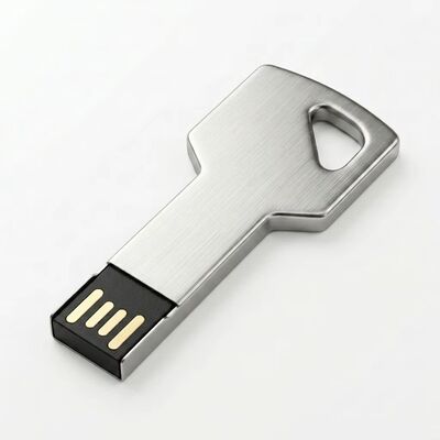 Encryption Enabled Zinc Alloy Key USB Flash Drive Custom Design Welcome Durable Secure Storage Device Ideal For Business