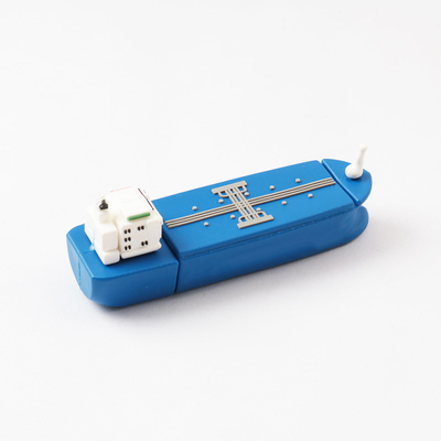 Customized Made PVC Boat Shaped USB Flash Drives 2.0 And 3.0 256GB 512GB 1TB