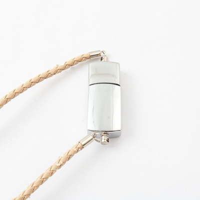 Metal Shell Silicone usb drive bracelet 256GB 128GB 64GB Leather Rope 15MB/S