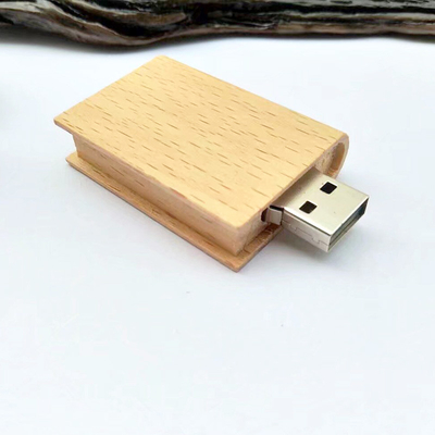 64GB 128GB 3.0 Custom Wooden USB Flash Drive 15MB/S Windows XP System