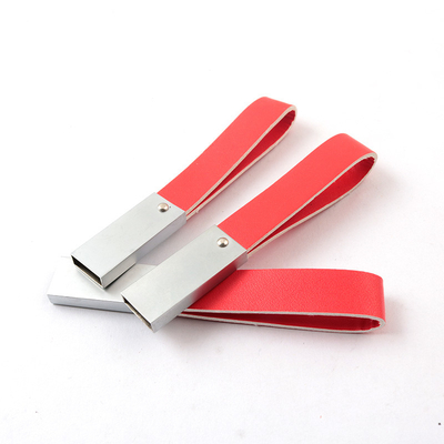 256GB Leather Usb Drives 2.0 3.0 Personalised Usb Memory Stick ODM OEM