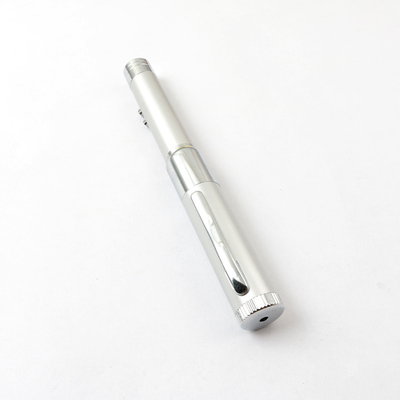 Silver Pen USB Flash Drive With Red Led Light 128GB 256GB Fast Speed