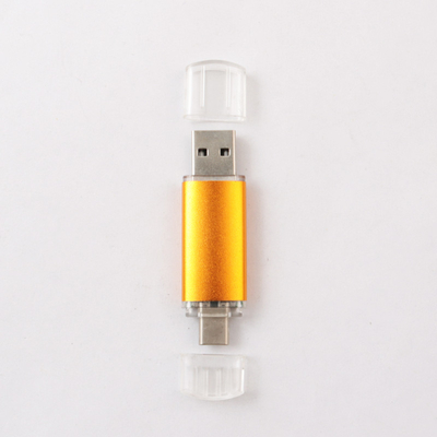 Metal 256GB OTG USB Flash Drive Laser Logo For Android Iphone