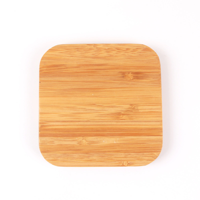 Bamboo Material Multifunction Wireless Charger 10W 15W Engrave Logo For Phone