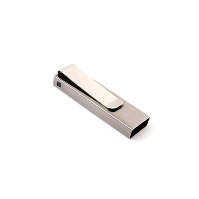 Clip Shapes Metal USB Drive Customized Laser Print LOGO UDP chips