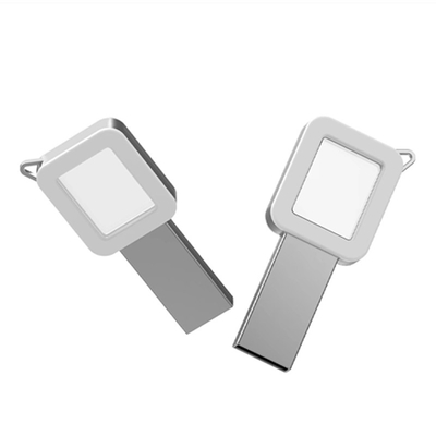 Engraving Logo Metal Crystal Usb Stick 2.0 Full Led Light Shinny