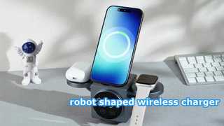 Robotic-shaped high-speed wireless charger